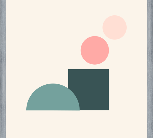 Cuadro Modern geometric abstract 14