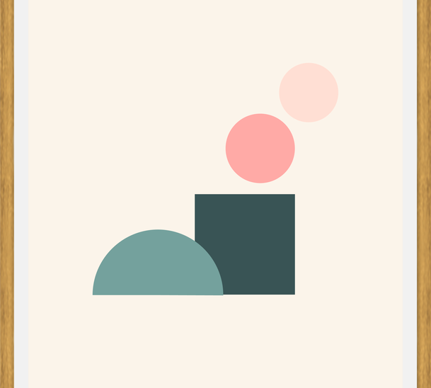 Cuadro Modern geometric abstract 14