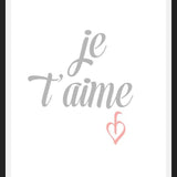 Cuadro Je t aime
