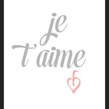 Cuadro Je t aime