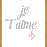Cuadro Je t aime