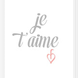 Cuadro Je t aime