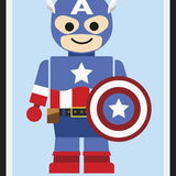 Cuadro Capitán América Toy
