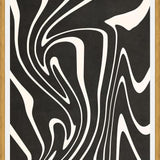 Cuadro Organic Shapes - Black