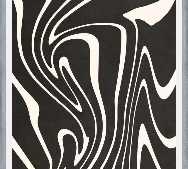 Cuadro Organic Shapes - Black