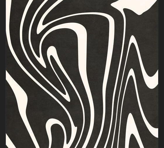 Cuadro Organic Shapes - Black