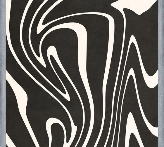 Cuadro Organic Shapes - Black