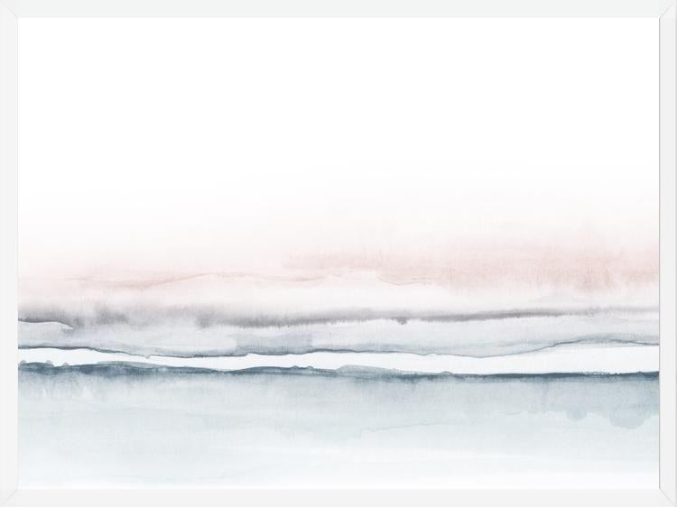 Cuadro Minimalist watercolor landscape