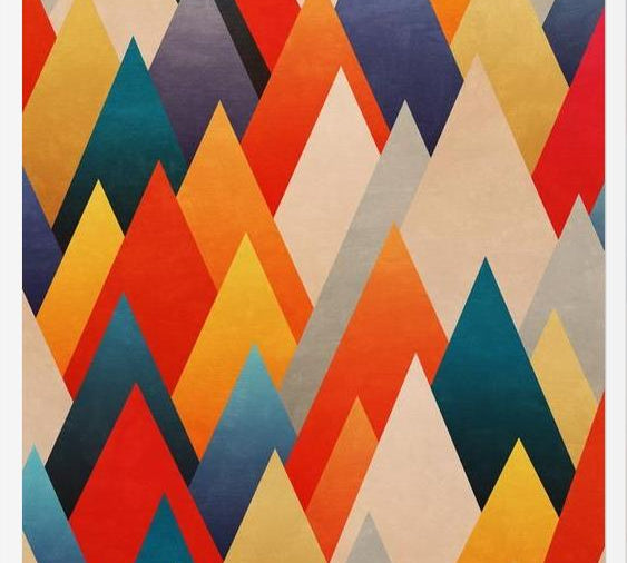 Cuadro Multiple Triangles