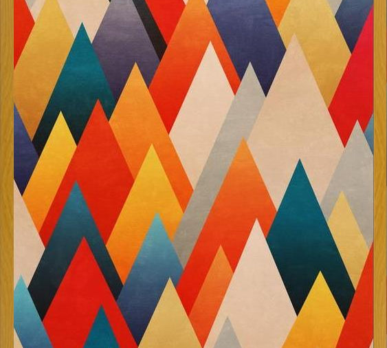 Cuadro Multiple Triangles