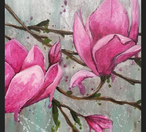 Cuadro magnolias 1 de 3