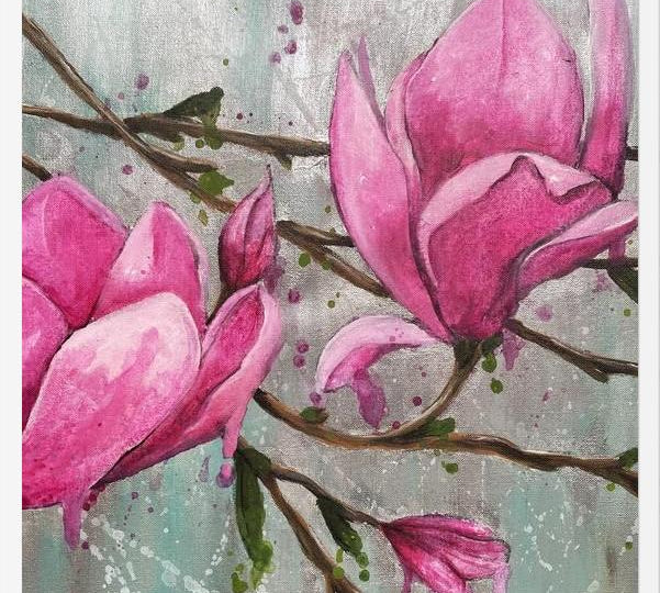 Cuadro magnolias 1 de 3