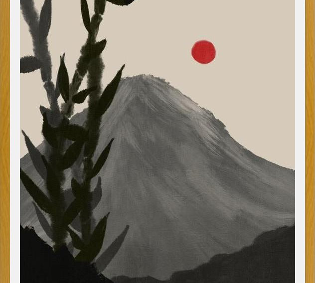 Cuadro Japandi Mountains 1