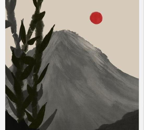 Cuadro Japandi Mountains 1
