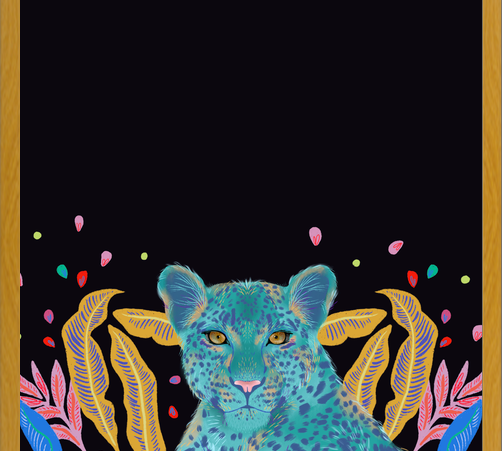 Cuadro Leopardo