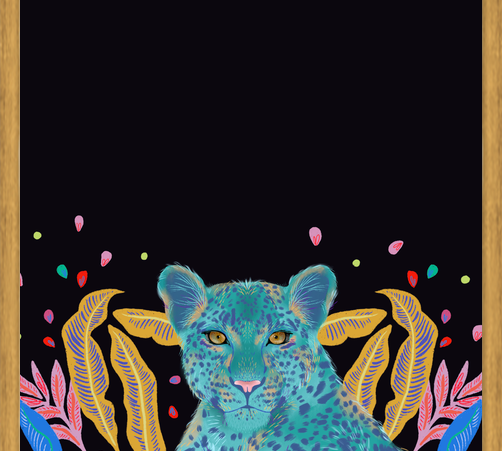 Cuadro Leopardo