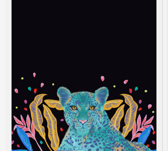 Cuadro Leopardo
