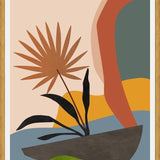 Cuadro Minimal Tropical Scenery 2