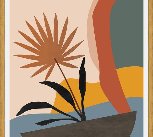 Cuadro Minimal Tropical Scenery 2
