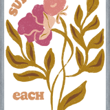 Cuadro support each other flowers
