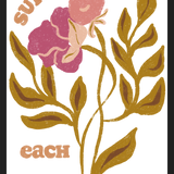 Cuadro support each other flowers
