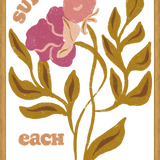 Cuadro support each other flowers