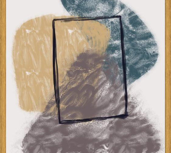 Cuadro Quirky shapes nature