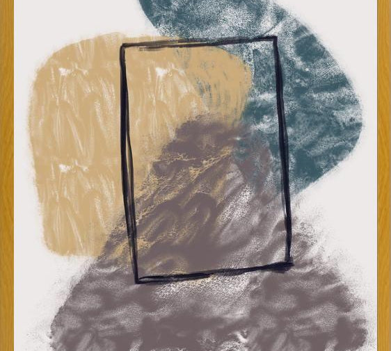 Cuadro Quirky shapes nature