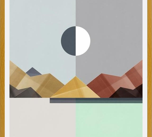Cuadro Colorful mountains 2