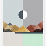 Cuadro Colorful mountains 2