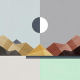 Canvas Colorful mountains 2