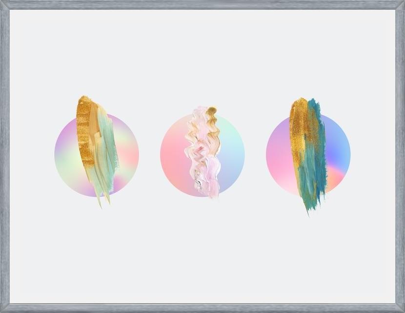 Cuadro Gradient Painted Planets