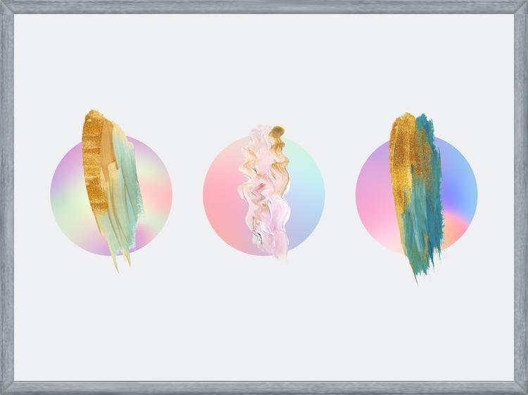 Cuadro Gradient Painted Planets