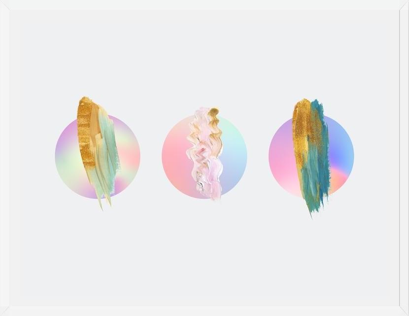 Cuadro Gradient Painted Planets
