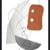 Cuadro Abstraction with gray lines 15