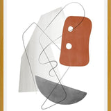 Cuadro Abstraction with gray lines 15