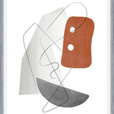 Cuadro Abstraction with gray lines 15