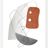 Cuadro Abstraction with gray lines 15