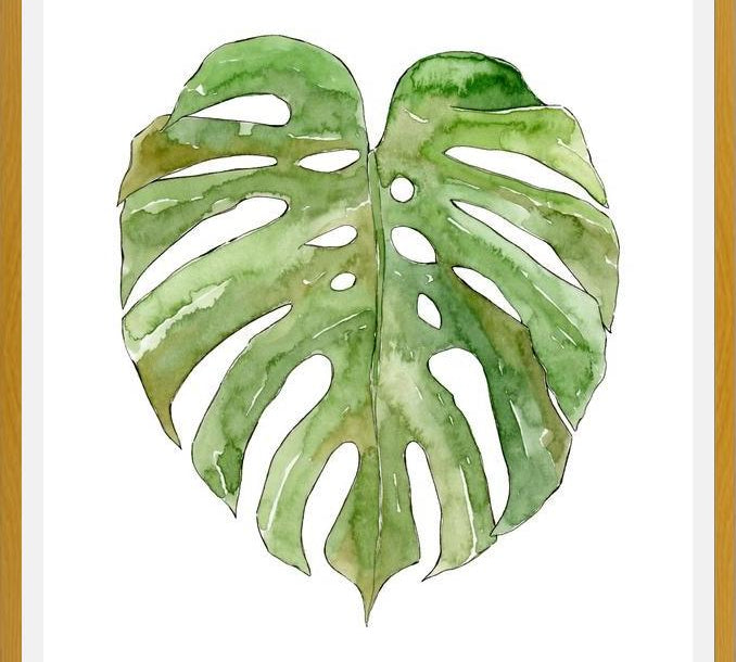 Cuadro Leaf #8