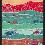Cuadro Boho Landscape And Red Mountains