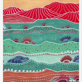 Cuadro Boho Landscape And Red Mountains