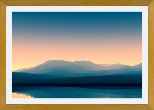 Cuadro Sunset in the Mountains 10