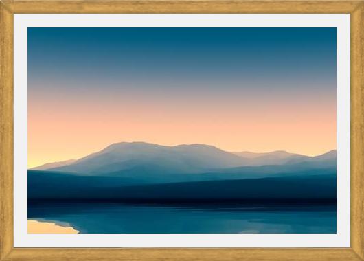 Cuadro Sunset in the Mountains 10