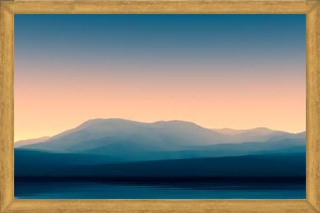 Cuadro Sunset in the Mountains 10