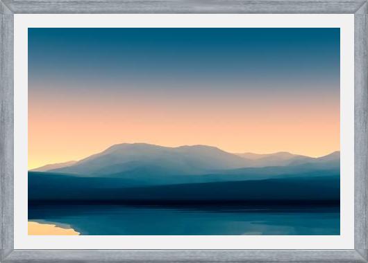 Cuadro Sunset in the Mountains 10