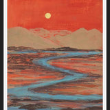 Cuadro Landscape Orange vibes
