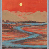 Cuadro Landscape Orange vibes