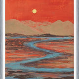 Cuadro Landscape Orange vibes
