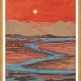 Cuadro Landscape Orange vibes