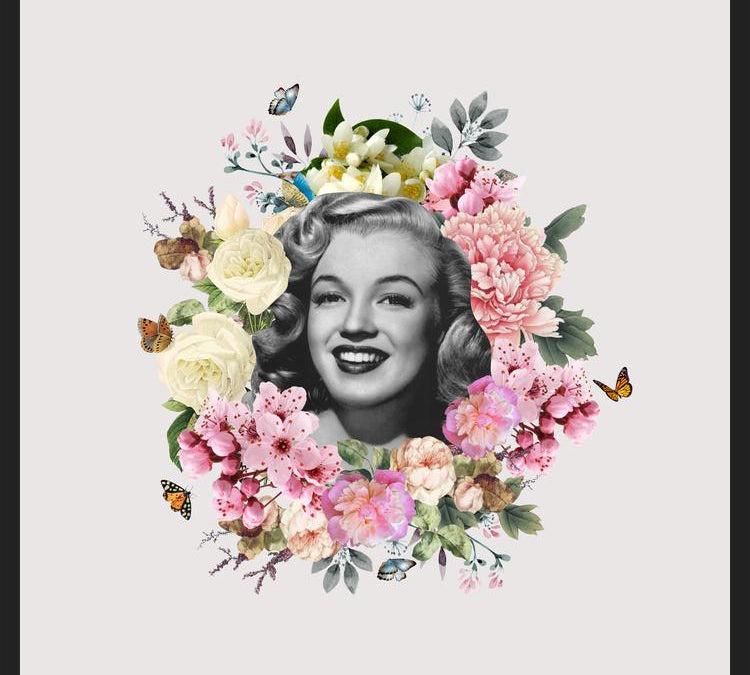 Cuadro Kitsch Flowers Portraits - Marilyn Light
